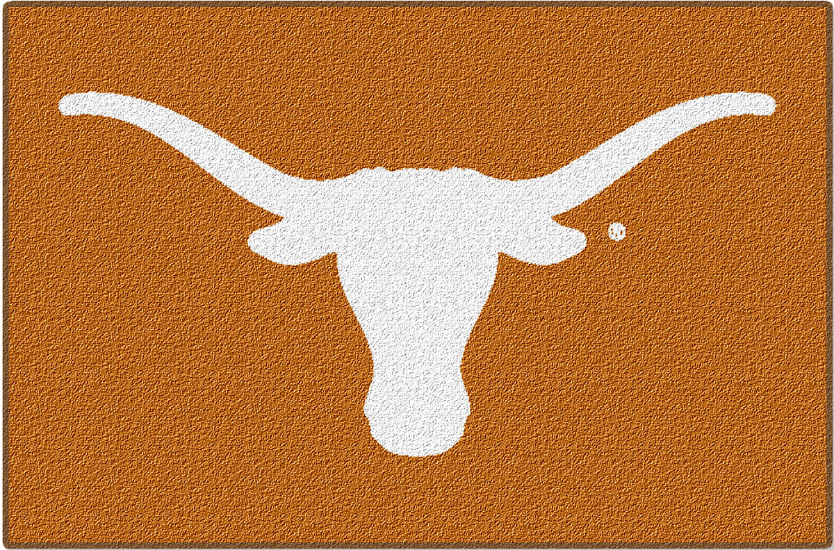 Ncaa Texas Longhorns Logo Small Tufted Rug Floor Decoration