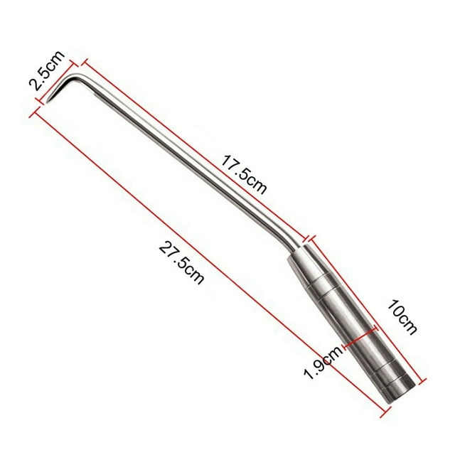 Lefu Crochet à Main pour Barre d'Acier de Chantier, Outil de Nouage