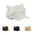 thumbnail image 3 of Newsboy Hats for Women, Vintage Cap Beret Style Soft & Warm Winter & Fall Fashion Accessories,Color:Black, 3 of 4