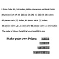 thumbnail image 4 of Kit de Cube de Prix pour Vitrine (340 Cubes) PCUBK-340DR, 4 of 4