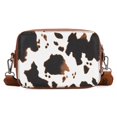 thumbnail image 3 of Bandolera Wrangler con estampado de vaca para mujer, color marrón Montana West, 3 of 6