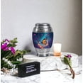 thumbnail image 6 of PARHUS Small Urns for Human Ashes Butterfly - Small Blue Urn - Miniature Urns - Urn for Men - 3 inch, 6 of 7