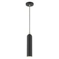 thumbnail image 6 of 46751-04 Livex Lighting Ardmore - 1 Light Pendant in Mid Century Modern Style - 5.13 Inches wide by 16.5 Inches high-Black Finish    -Traditional, 6 of 9