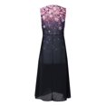 thumbnail image 4 of QJUHUNG Formel pour Femmes Soirée Robe Midi Été Col en V Manches Courtes T-Shirt Soirée Invitée de Mariage Style Asymétrique B-8 Cocktail Gris_i L, 4 of 5