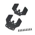thumbnail image 1 of Juego de 2 placas protectoras de fibra de carbono, piezas de repuesto compatibles, montaje negro resistente, accesorios de actualización para, 1 of 9