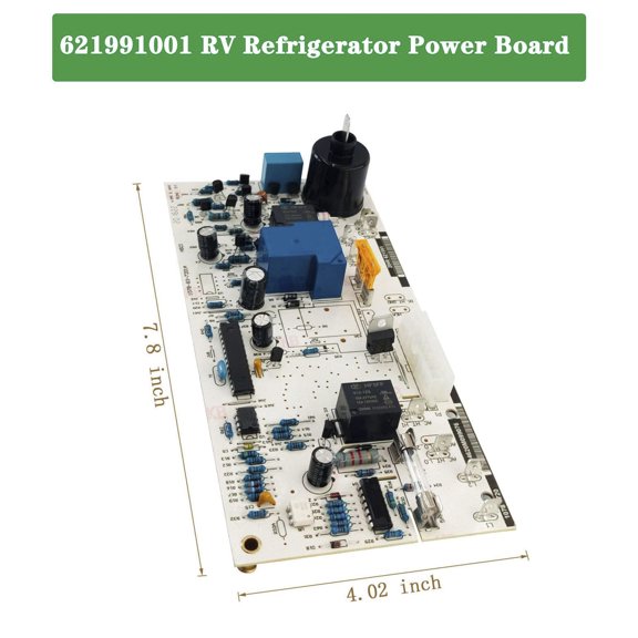RV Refrigerator Control Board Kit 621991001 for Norcold N611 N610 N811 N810 – Replacement Power Circuit Board