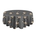 thumbnail image 5 of Cute Pug Puppies Round Tablecloth 60"x60",Wrinkle Wipeable Table Cloth for Kitchen Dining Room Picnic Patio Party, 5 of 6