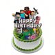 thumbnail image 3 of Globos de Minecraft para cumpleaños, decoración de videojuegos, fiesta temática de mineros, pancarta de feliz cumpleaños, 44 piezas, 3 of 4
