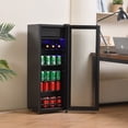 thumbnail image 2 of Harper & Bright Designs 4.5 Cu.ft Beverage Refrigerator Cooler Drinks -94 Can Small Fridge Glass Door for Soda Beer or Wine Constant for Home Office Bar, 2 of 12