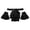 Z1 Black, variant on Ticikt Lace Jabot Necktie Ruffle Neckwear Collar with Embroidered Detailing