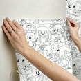 thumbnail image 6 of RoomMates Sonic The Hedgehog Line Art Peel and Stick Wallpaper, 6 of 7