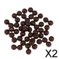 thumbnail image 1 of 2x50x 8mm Cuentas Redondas Flotantes para Pesca de Carpa Suave Aparejos de Pesca Marrón. , Marrón, 2 piezas, 1 of 7
