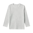 thumbnail image 4 of Kids' Long Sleeve T-Shirt Solid Base Layer Tee Casual Clothing Layering Campus Basic Shirt, 4 of 5