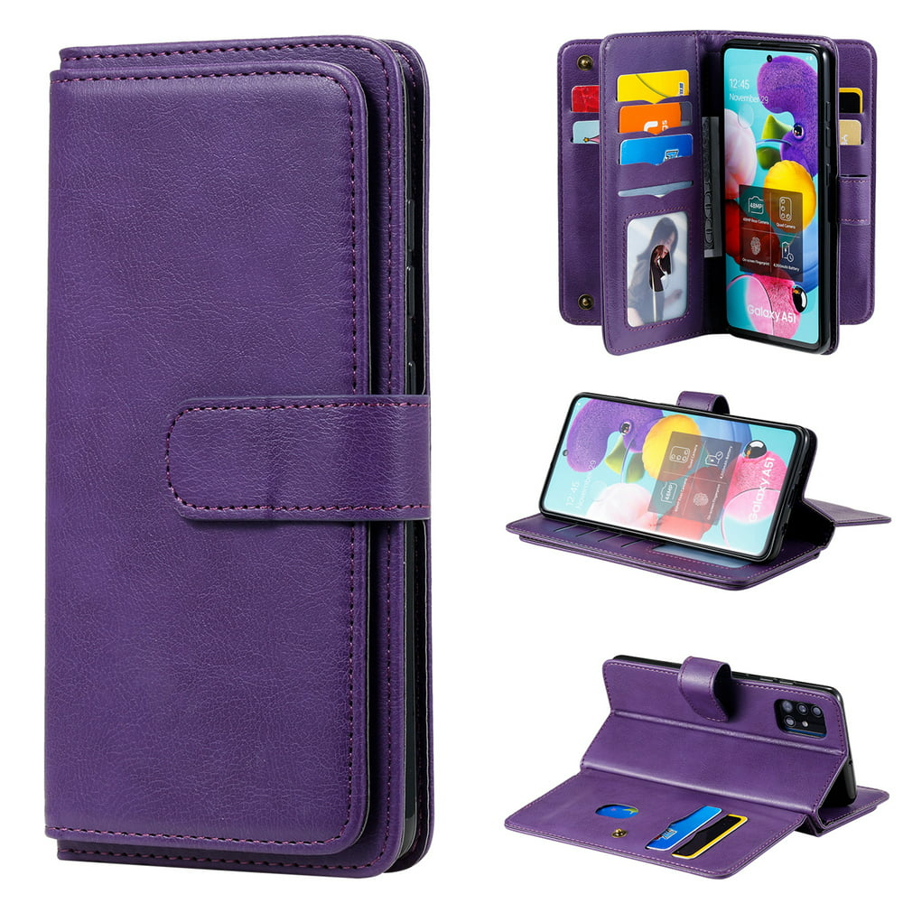 Dteck Folio Wallet Case For Samsung Galaxy A71 5G Model SM-A716, [ 9 ...