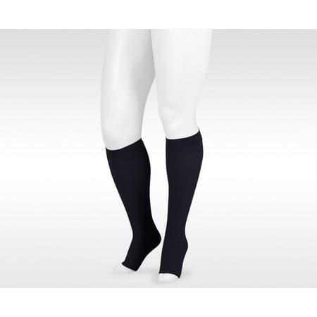 

Juzo Dynamic Varin 3511 Knee-High 20-30mmhg Silicone Top Band Open Toe Sock for Men & Women