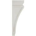 thumbnail image 3 of Ekena Millwork 6"W x 4"D x 11"H Alpine Wood Vintage Decor Corbel, Chalk Dust White, 3 of 6