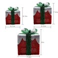 thumbnail image 2 of Juego de 3 cajas LED de regalo de Navidad MorTime con 60 luces, 2 of 6