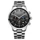 thumbnail image 2 of Xihbxyly Reloj de Cuarzo Lige para Hombre, Cronógrafo de Acero Inoxidable, Manecillas Luminosas, Resistente Al Agua, Diseño Elegante y Casual, Cronómetro, Calendario Completo, Ideal para Regalar, Esf, 2 of 2