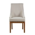thumbnail image 2 of ACME Gilsea Side Chair (Set-2) in Fabric & Brown Synthetic Leather & Brown, 2 of 8