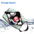 thumbnail image 4 of Uemuo Daisy Floral A Pattern Portable Toiletry Bags with Handle, Waterproof travel Make up Bags for Women, Large Capacity Travel Cosmetic Bags, 4 of 9
