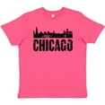 thumbnail image 3 of Inktastic Chicago Skyline Grunge Youth T-Shirt, 3 of 5