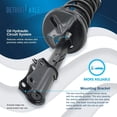 thumbnail image 5 of Detroit Axle - Rear Struts Sway Bars for 2002-2003 Toyota Camry Lexus ES300 Complete 2 Struts w/Coil Spring 2 Rear Sway Bar Links Replacement Quick Install Ready Struts Assembly, 5 of 7