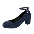 thumbnail image 3 of 2026 Women's Casual Shoes, Chunky Heel Design, Slip On Comfortable, Perfect with Jeans, 3 of 9