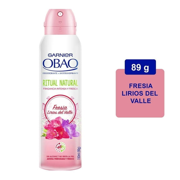 Garnier Obao ritual natural fresia lirios deodorant spray 150 ml