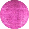 thumbnail image 1 of Ahgly Company Indoor Round Persian Pink Traditional Area Rugs, 8' Round, 1 of 4