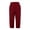 Wine, variant on Women's Capri Pants S-2XL Elastic Band Casual Cropped Trousers Summer High Waisted Lounge Pants with Side Pockets Wine XL