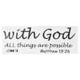 thumbnail image 1 of Baohd Removable Modern Letters Proverbs Bible Verse Wall Art Stickers Wall Decal Home Decor, 1 of 6