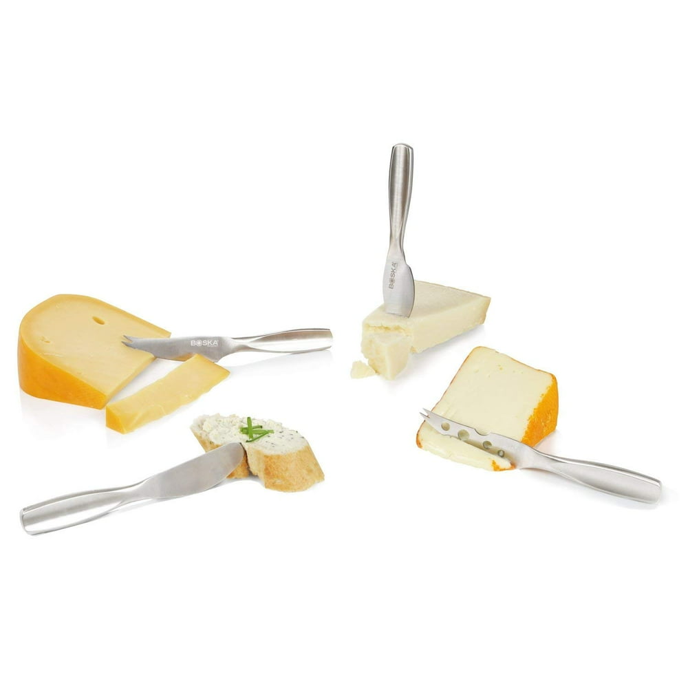 Boska Holland Monaco Stainless Steel 4Piece Mini Cheese Knife Set