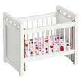 thumbnail image 1 of 1 minicasa de cuna decorativa, modelo de mueble (blanco), 1 of 5