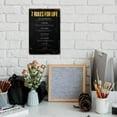 thumbnail image 6 of 7 RULES OF LIFE Novelty Tin Metal Sign Plaque Bar Pub Vintage Aluminum Retro Wall Decor Poster Home Group Porch Metal Sign Lobby Metal Sign Prayer Metal Sign 8"x12", 6 of 13