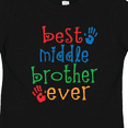 thumbnail image 4 of Inktastic Best Middle Brother Ever Little Boy Boys Toddler T-Shirt, 4 of 5