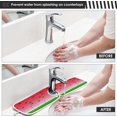 thumbnail image 5 of Coolnut Summer Watermelon Sink Splash Guard for Faucet 2 Packs Faucet Absorbent Mats, Fruit Tropical Faucet Handle Drip Catcher Quickly Drying Mat for Kitchen Counter Bathroom, 14.9"x5.5", 5 of 7