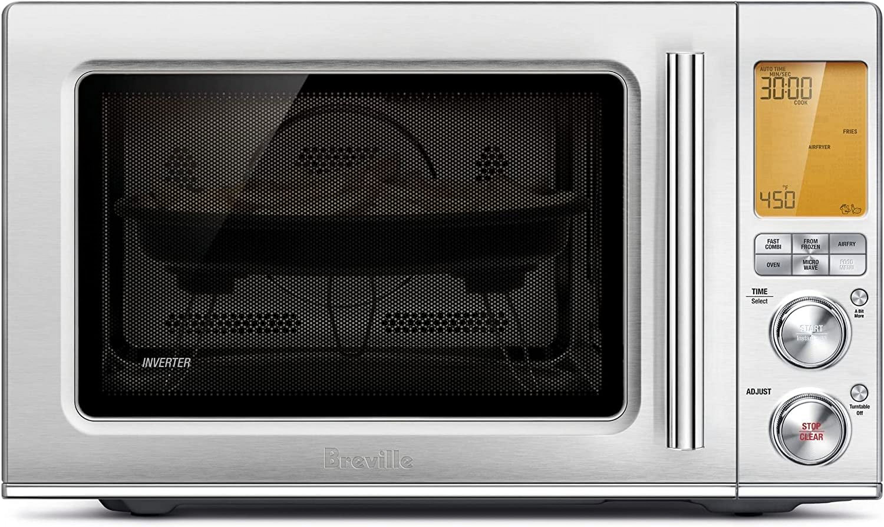 Breville Combi Wave 3-in-1 Microwave, Air Fryer, and Toaster Oven, Brushed Stainless Steel - image 2 of 4