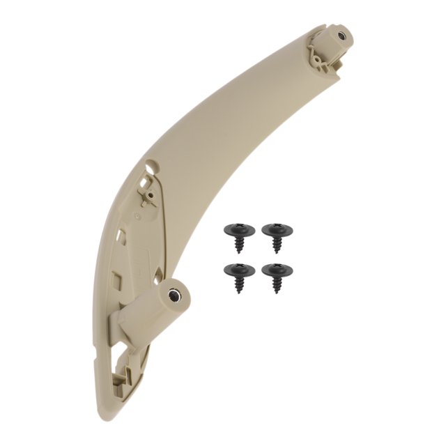 Cubierta de trim de manija de puerta del lado del conductor delantero para BMW Serie 3 316 318 320 328 330 335 340 M3 2012-2018 No.51417279315 Beige ABS 1 Pc