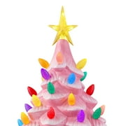 Mr. Christmas 24 in. Nostalgic Ceramic Tree - Pink