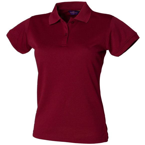 Henbury Polo Ajusté Coolplus® pour Femmes