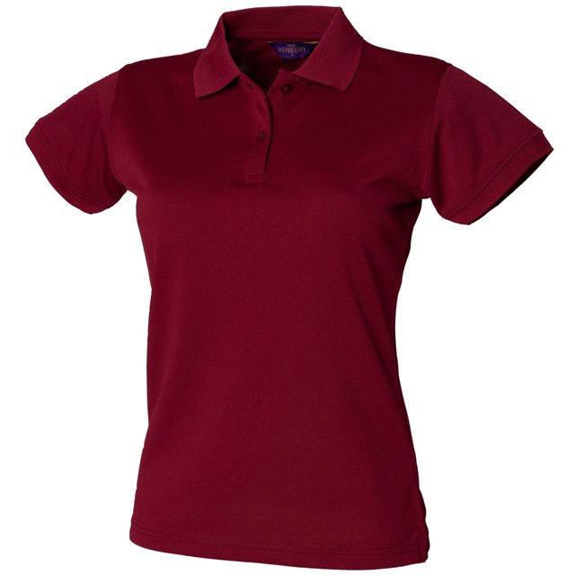Henbury Polo Ajusté Coolplus® pour Femmes