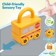 thumbnail image 5 of Gkdoms Montessori Juguetes De Aprendizaje Clasificar Y Combinar Cerraduras Y Llaves Actividad Sensorial En El Automóvil para Niños Pequeños Juguete Motor Fino Gracias Regalos De Cumpleaños para Niños, 5 of 5
