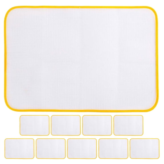 Himition 10-Pack Ironing Press Cloth Mesh Pads, Protective Ironing Pressing Covers for Garments and Fabrics