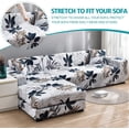 thumbnail image 2 of CJC L Shape Sofa Covers Sectional Sofa Couch Covers 2Pcs Stretch Sofa Slipcovers with 4Pcs Pillowcases for L-Shape 3+3 Seaters, 9 Colors, 2 of 9