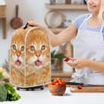 thumbnail image 3 of HELLHERO Cat Pattern Food Processor Cover 1Pcs Kitchen Blender Dust Cover Polyester Durable for Kitchen Use There is only one dust cover, 3 of 6