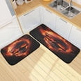 thumbnail image 7 of GZHJMY Fire Skull Kitchen Rug Set of 2 Non Slip Washable Cushioned Anti-Fatigue Kitchen Mat Comfort Standing Floor Mat for Kitchen Washroom Bedroom Carpet Runner, 7 of 7