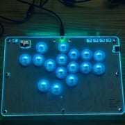 JZROCKER 16 Key Arcade Stick for PC Controller Joystick with Function