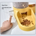thumbnail image 3 of Dispensador de agua y comida Greeniant para perros y gatos 2 en 1 amarillo, 3 of 6