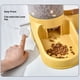 thumbnail image 3 of Dispensador de agua y comida Greeniant para perros y gatos 2 en 1 amarillo, 3 of 6