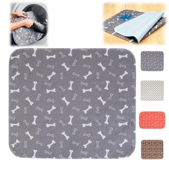 Washable Puppy Pads with Pheromones, Reusable Pet Pee Pad, 4-Layer Super Absorbent Leak-Proof Non-Slip Odor Control Training Pads for Dogs & Cats
